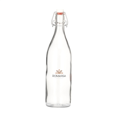 Logo trade promotional merchandise picture of: Vidrio Bottle 1 L water bottle