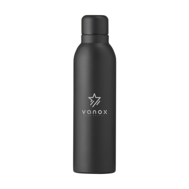 Logo trade corporate gifts picture of: Helios RCS Recycled Steel Bottle 470 ml