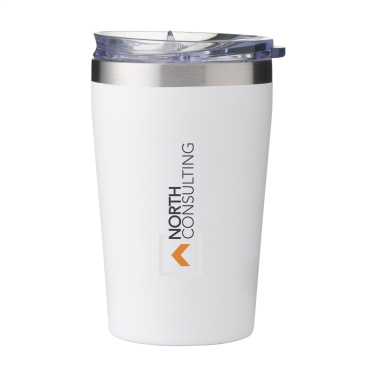 Logotrade corporate gift image of: Re-Steel RCS Recycled Coffee Mug 380 ml thermo cup