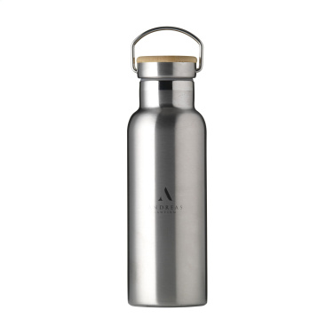 Logo trade advertising products picture of: Nordvik RCS Recycled Steel 500 ml drinking bottle