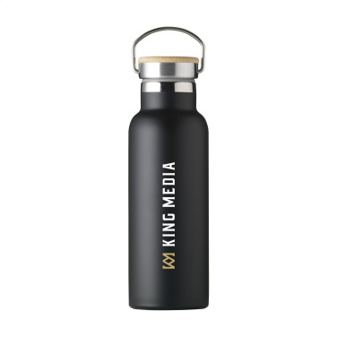 Logo trade promotional gift photo of: Nordvik RCS Recycled Steel 500 ml drinking bottle