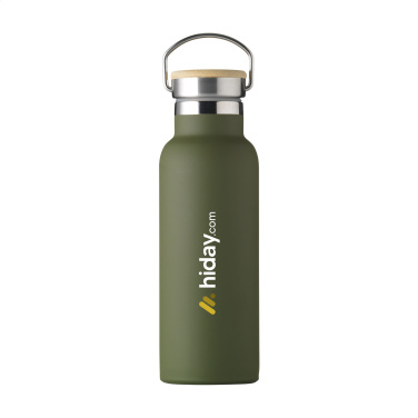 Logo trade advertising products image of: Nordvik RCS Recycled Steel 500 ml drinking bottle