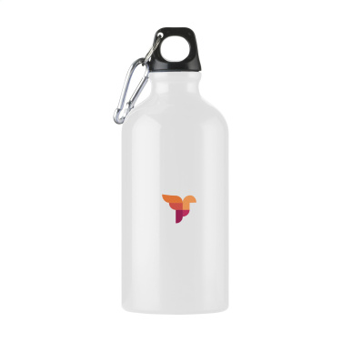 Logo trade promotional merchandise photo of: AluMini GRS Recycled 500 ml water bottle