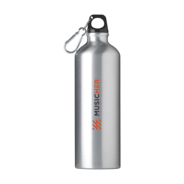 Logo trade promotional giveaway photo of: AluMaxi GRS Recycled 750 ml water bottle