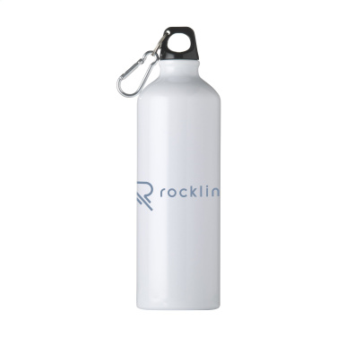 Logo trade promotional merchandise picture of: AluMaxi GRS Recycled 750 ml water bottle