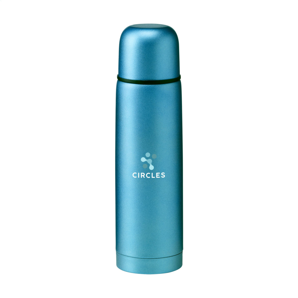 Logo trade promotional product photo of: Frosted Bottle RCS Recycled Steel 500 ml thermo bottle