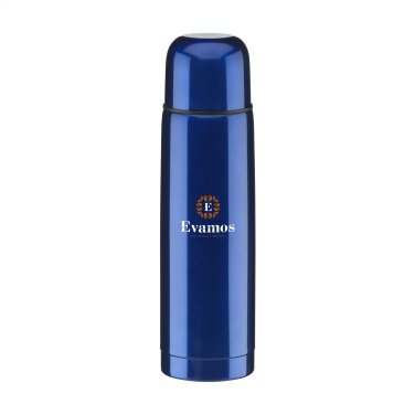 Logo trade promotional gifts picture of: ThermoColour RCS Recycled Steel 500 ml thermo bottle