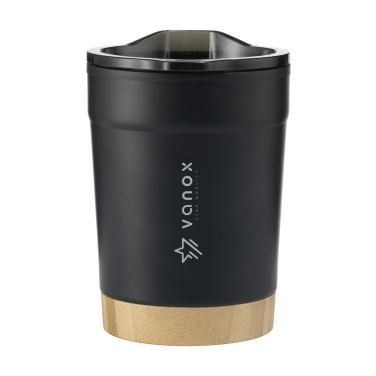 Logo trade promotional giveaways picture of: Kobe Bamboo RCS Recycled Steel 350 ml coffee cup