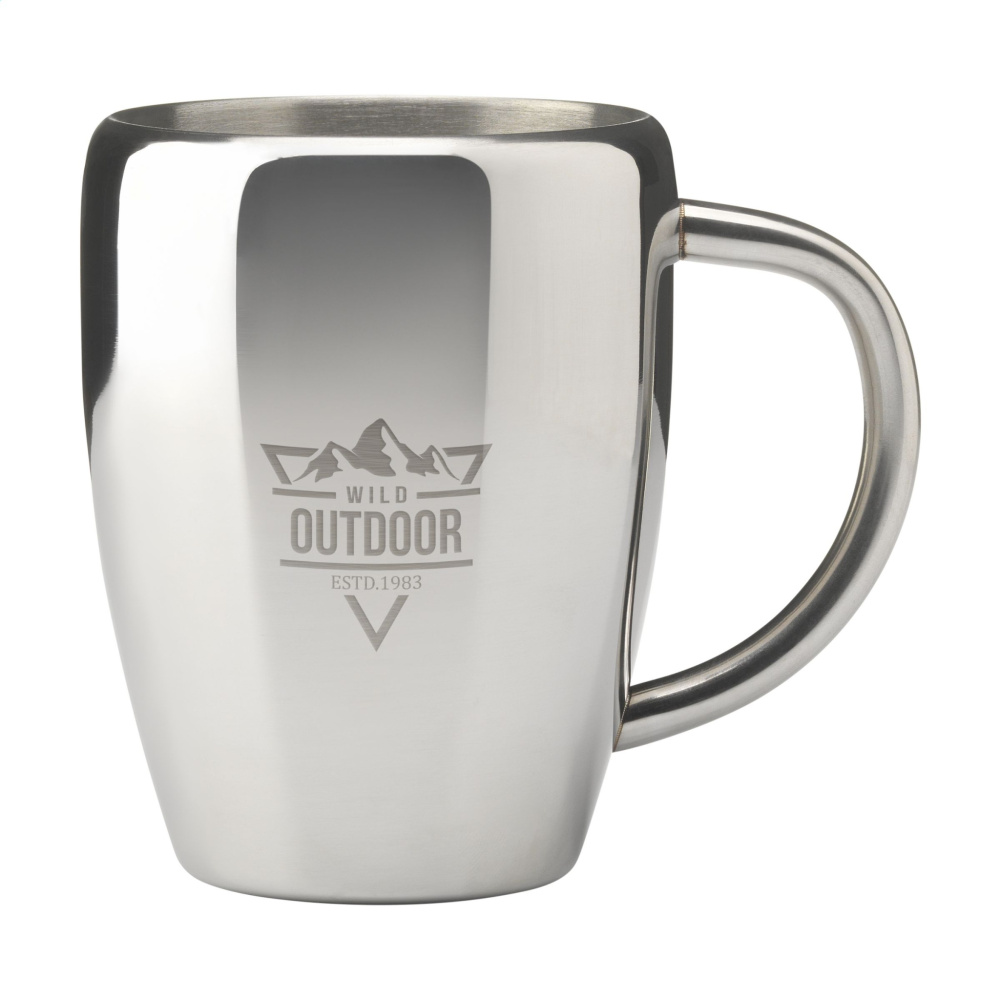 Logotrade advertising product picture of: SteelMug RCS Recycled Steel 220 ml