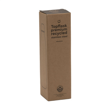 Logo trade corporate gift photo of: Topflask Premium RCS Recycled Steel drinking bottle