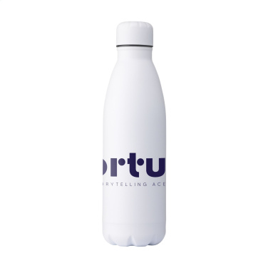 Logo trade promotional giveaways image of: Topflask Premium RCS Recycled Steel drinking bottle