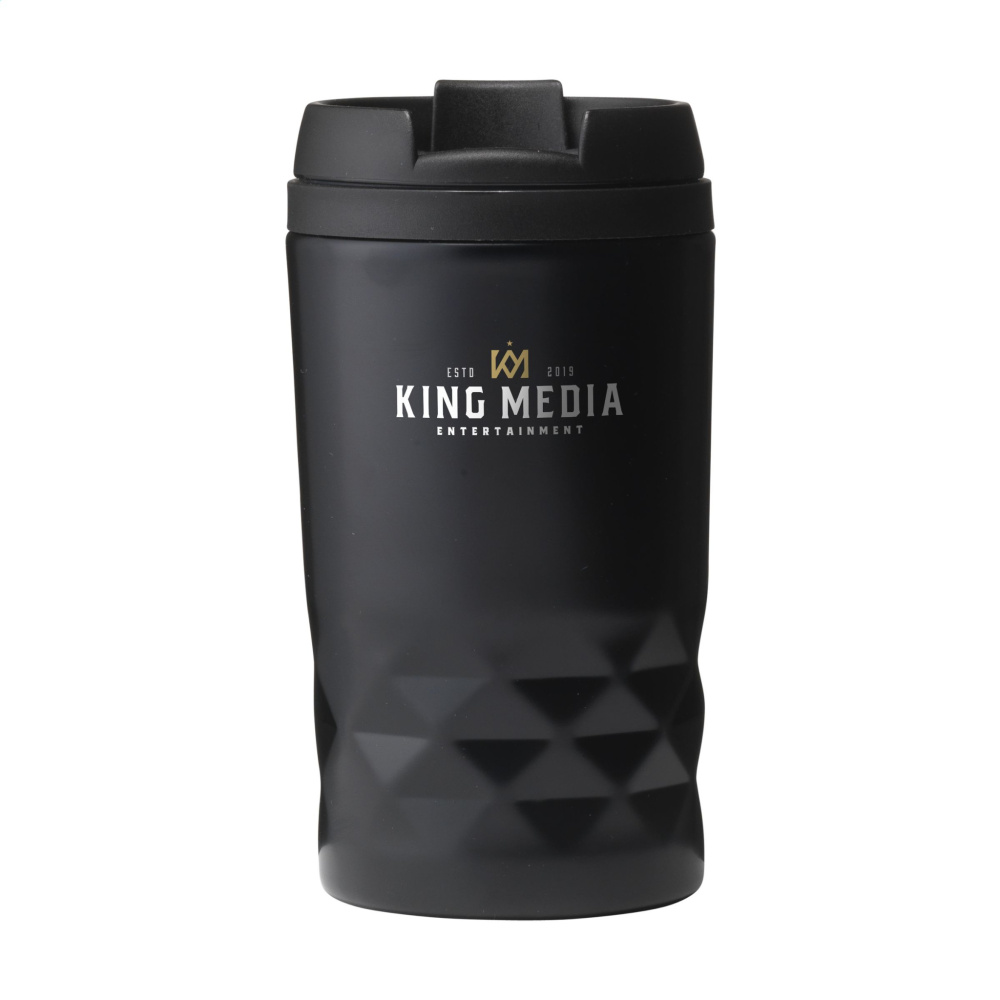 Logotrade corporate gift picture of: Graphic Mini Mug RCS Recycled Steel 250 ml thermo cup