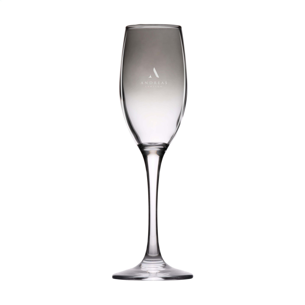 Logotrade corporate gift picture of: Smokey Champagne glass 180 ml