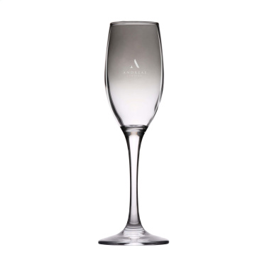 Logo trade business gifts image of: Smokey Champagne glass 180 ml