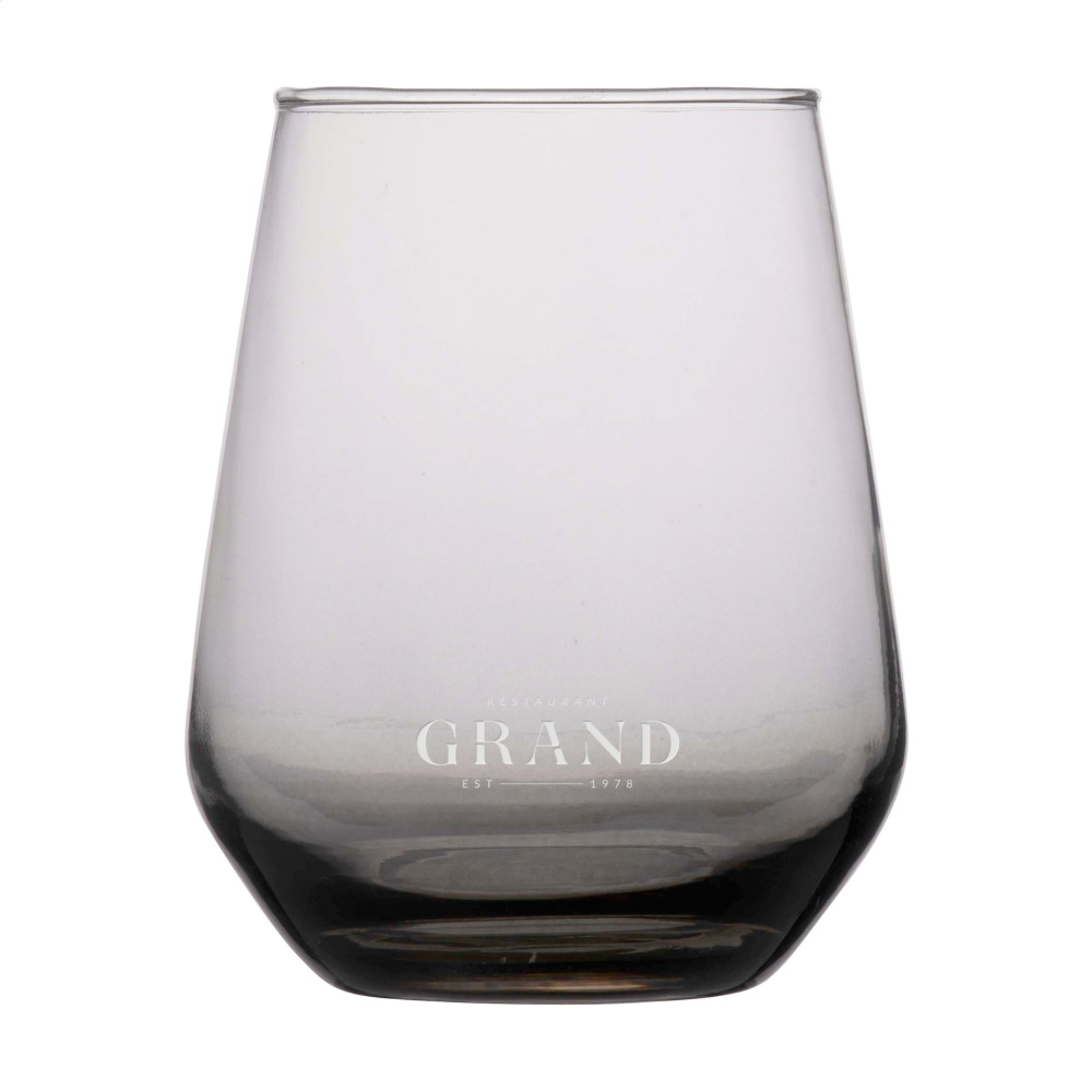 Logo trade promotional giveaways picture of: Smokey Water Glass 450 ml