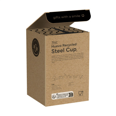 Logotrade promotional giveaway image of: Huevo RCS Recycled Steel Cup 350 ml thermo cup