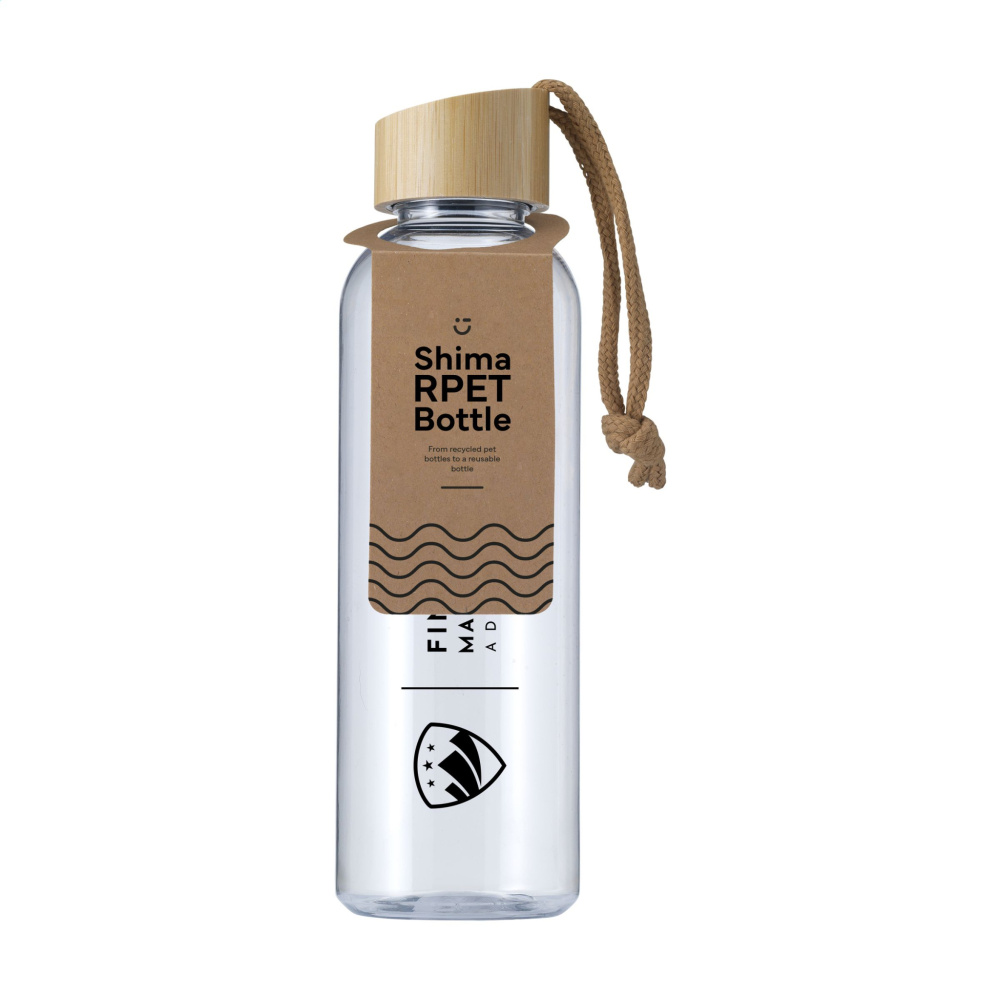 Logo trade business gifts image of: Shima GRS RPET Bottle 680 ml water bottle