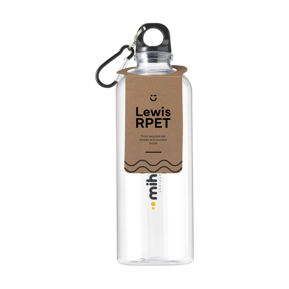 Logo trade promotional items picture of: Lewis GRS RPET Bottle 630 ml water bottle