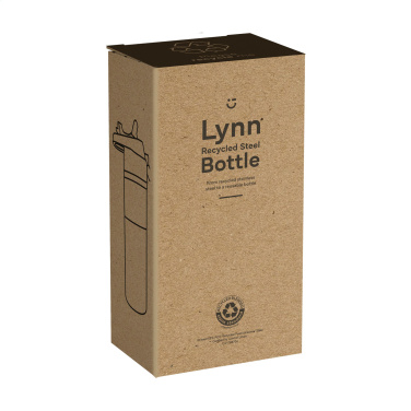 Logo trade promotional giveaways picture of: Lynn RCS Recycled Steel Bottle 500 ml