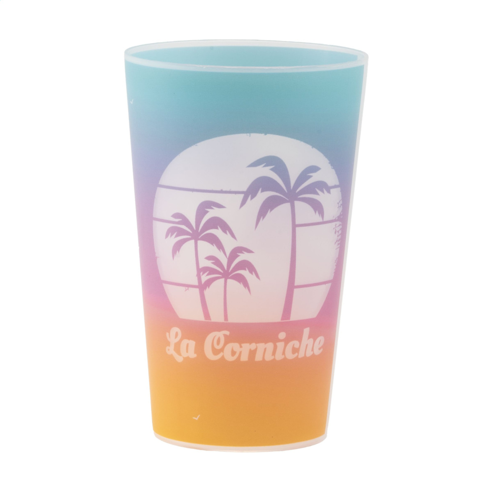 Logo trade promotional gifts image of: Evento Reusable Cup 330 ml