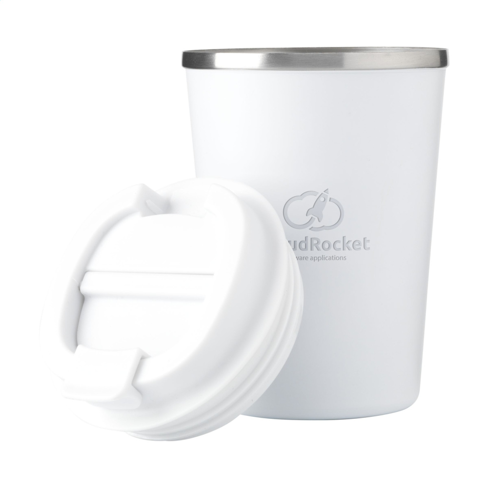 Logo trade promotional products image of: Kaffi RCS Recycled Coffee Mug 300 ml thermo cup