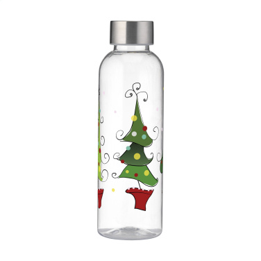 Logo trade promotional giveaways image of: Senga GRS RPET Bottle 500 ml X-Mas