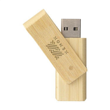 Logotrade promotional gift picture of: USB Waya Bamboo  32 GB