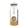 USB Twist Bamboo from stock 8 GB, bamboo