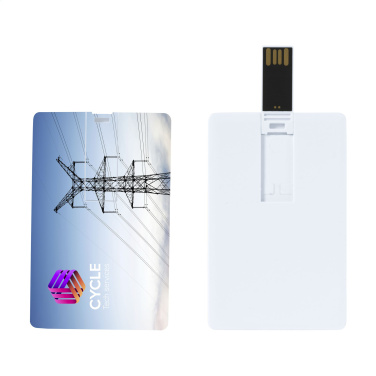 Logo trade promotional giveaways image of: CredCard USB from stock 4 GB