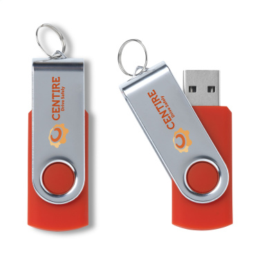 Logo trade corporate gift photo of: USB Twist from stock 16 GB