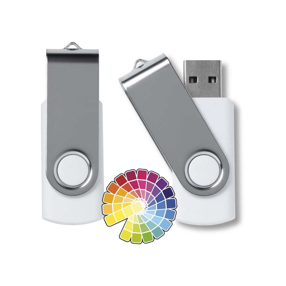 Logo trade promotional merchandise picture of: USB Twist 16 GB