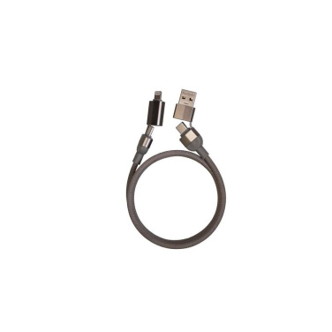 Logotrade promotional giveaway image of: Charging cable with data transfer DONNES Pierre Cardin