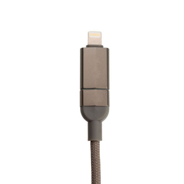 Logo trade promotional items image of: Charging cable with data transfer DONNES Pierre Cardin