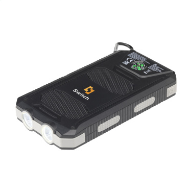 Logotrade promotional gift image of: Trail RCS Solar Charger Compass 8000