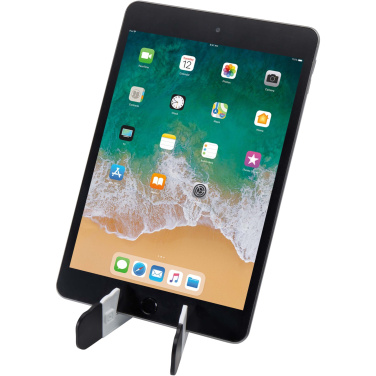 Logotrade corporate gift image of: Buna recycled plastic foldable tablet and phone stand