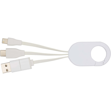 Logotrade promotional merchandise image of: Troop 4-in-1 recycled plastic charging cable