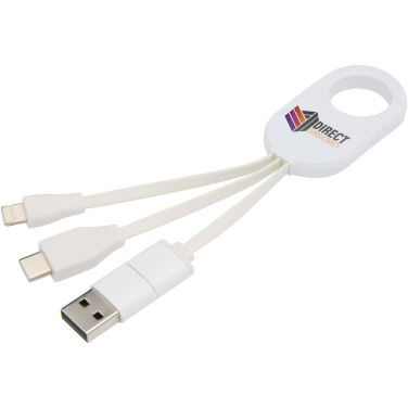 Logotrade corporate gifts photo of: Troop 4-in-1 recycled plastic charging cable