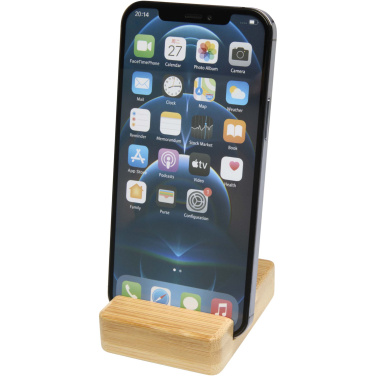 Logo trade corporate gift photo of: Ebla bamboo phone stand