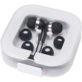 Dofida wired Type-C earbuds with recycled plastic storage box, Solid black