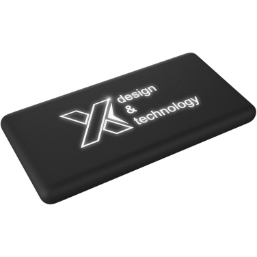 Logo trade promotional gifts image of: SCX.design P30 8000 mAh light-up solar power bank