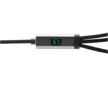 Logo trade promotional merchandise picture of: SCX.design C53 100W 5-in-1 rPET ultra fast charging cable