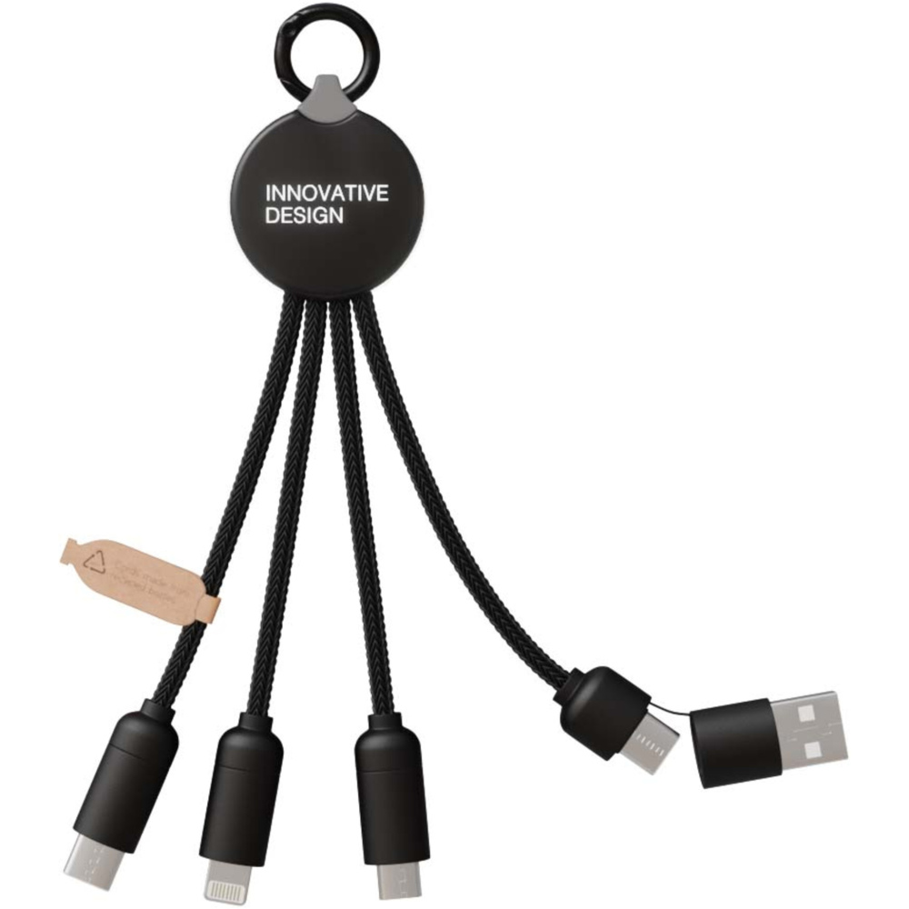 Logotrade corporate gift picture of: SCX.design C14 15W 5-in-1 charging cable