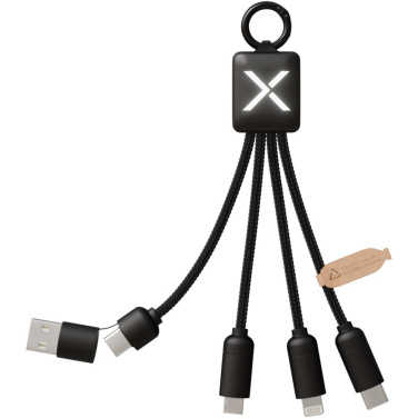 Logo trade corporate gifts picture of: SCX.design C13 15W 5-in-1 charging cable