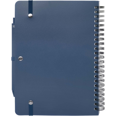 Logotrade corporate gift picture of: Thalaasa A5 ocean-bound hard cover notebook with ballpoint pen (black ink)