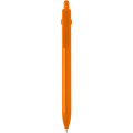 Fidget recycled plastic ballpoint pen (black ink), Orange