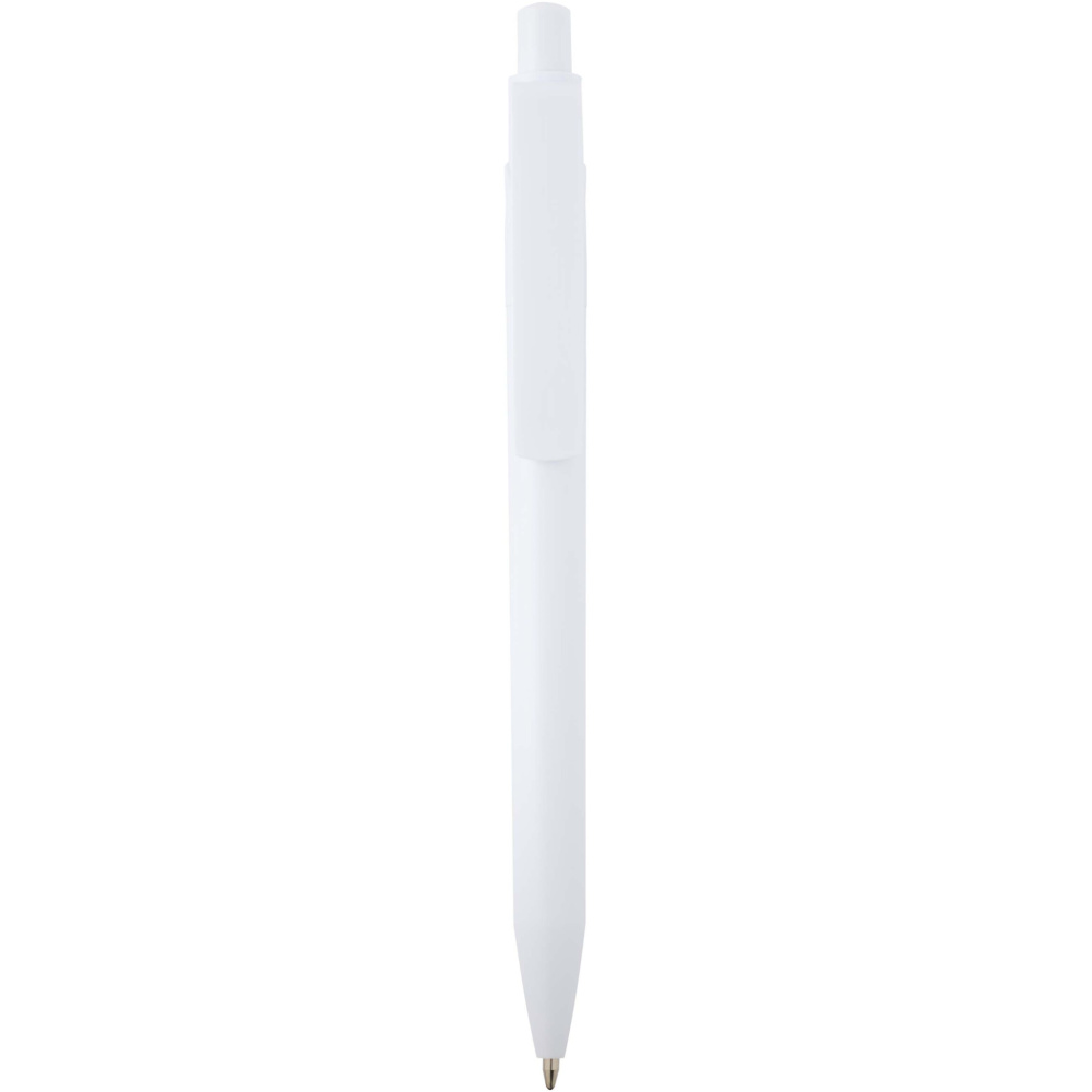 Logotrade promotional gift image of: Unica recycled plastic ballpoint pen (blue ink)