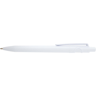 Logo trade promotional merchandise picture of: Unica recycled plastic ballpoint pen (black ink)