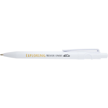 Logotrade promotional giveaway image of: Unica recycled plastic ballpoint pen (black ink)