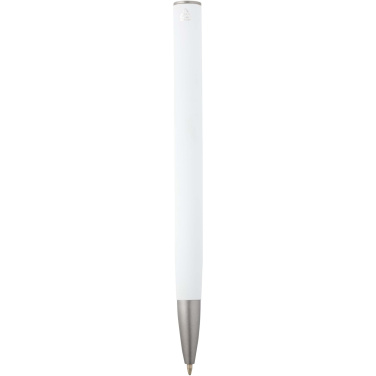 Logo trade promotional merchandise image of: Ziggur aluminium ballpoint pen (blue ink)