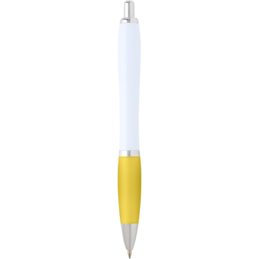 Logotrade promotional merchandise picture of: Nash recycled plastic ballpoint pen (black ink)